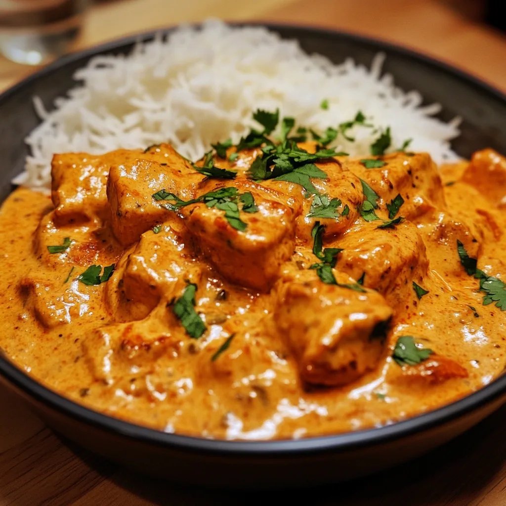 Hausgemachtes Butter Chicken
