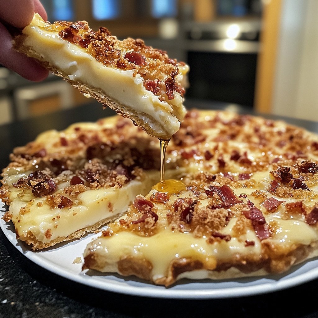 Ziegenkäsetaler mit Honig-Speck-Crumble