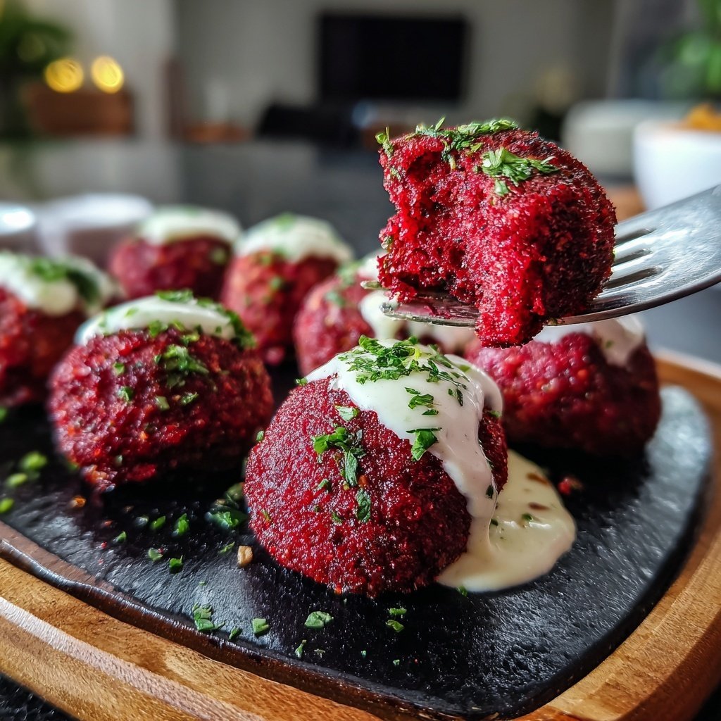 Rote Bete Knödel süßlich