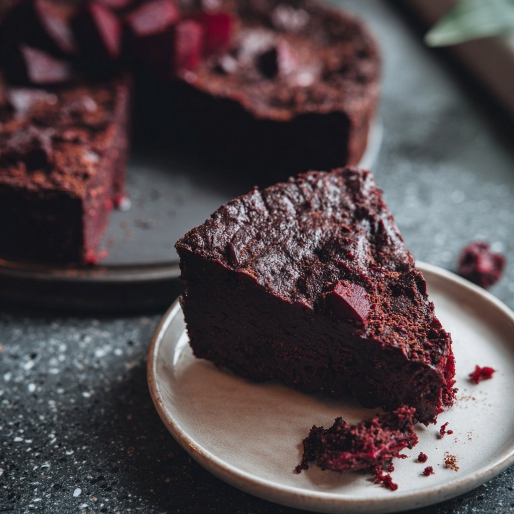 Herzhafte Schokolade Rote Bete