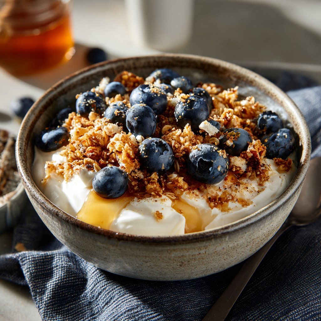 Proteinreiches Frühstücks-Bowl