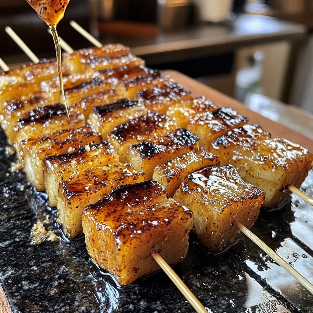 Rosenkohl-Spieße mit Ahornsirup