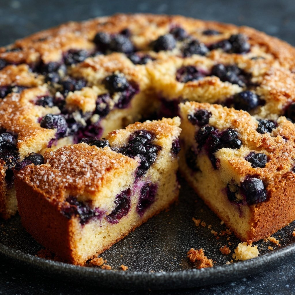 Blaubeeren Zitrone Sauerteig mit Kardamom Gewürz