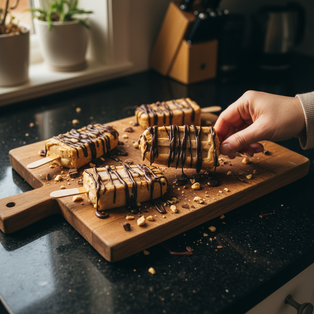 Gefrorene Reese’s Erdnussbutter Pops