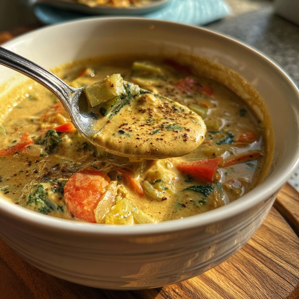 Kräftige Jamaikanische Erdnusssuppe