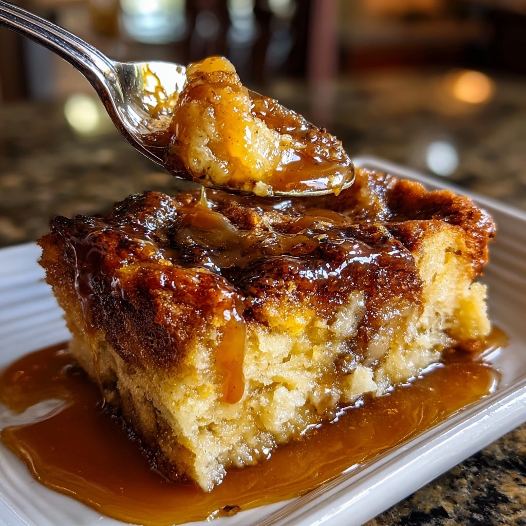 Karamell Bananenbrotpudding