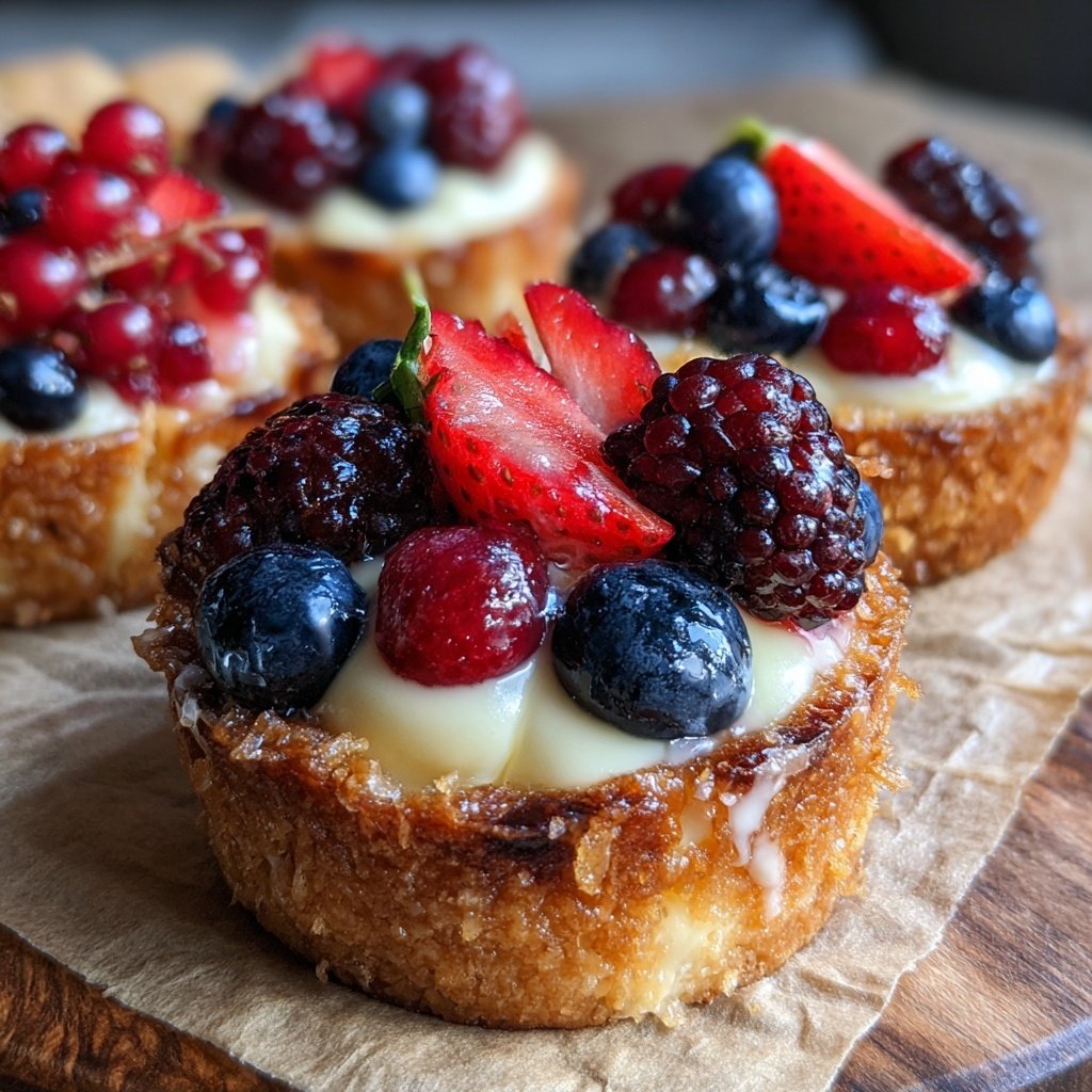 Mini Obsttörtchen mit Creme
