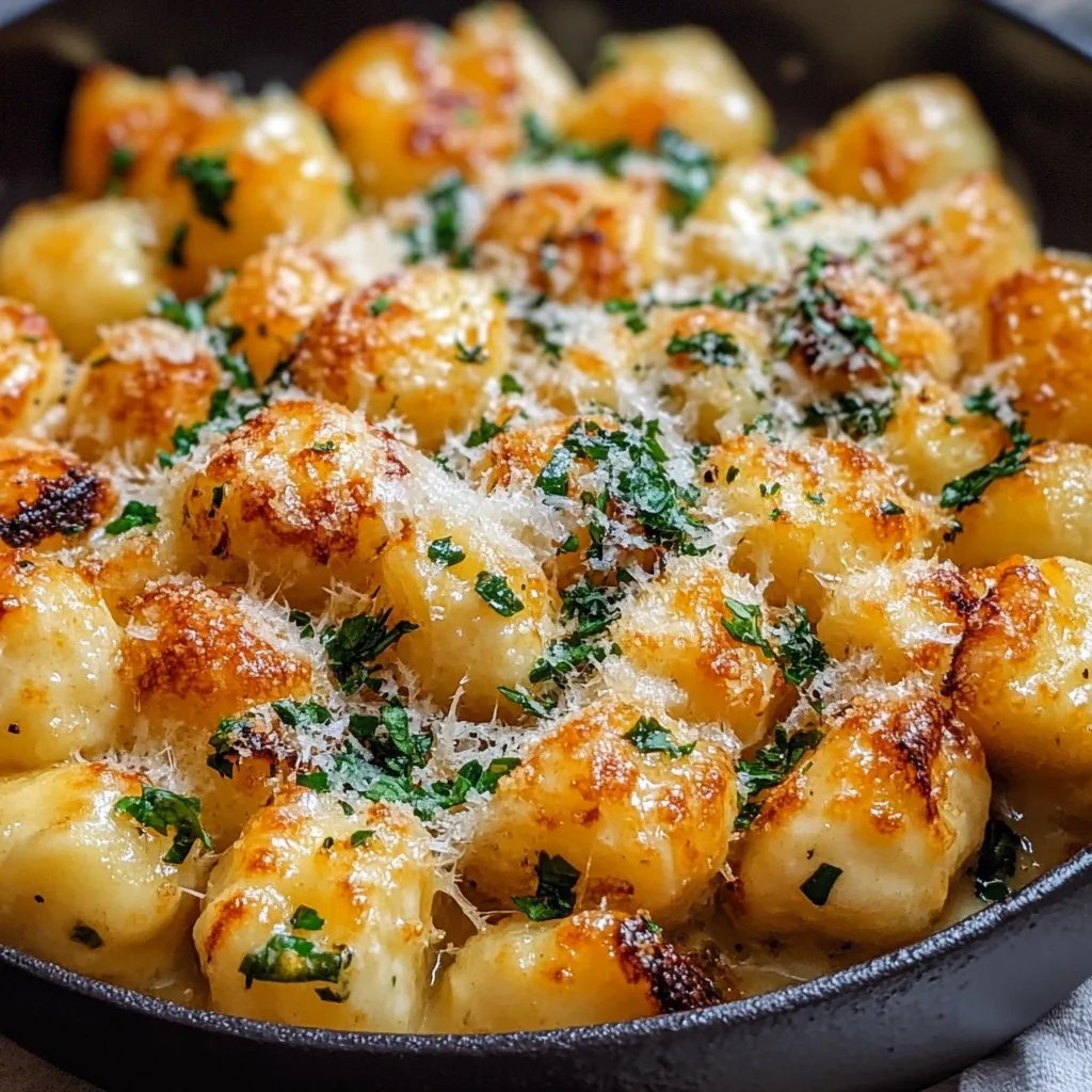 Die besten gebratenen Käse-Brokkoli-Gnocchi