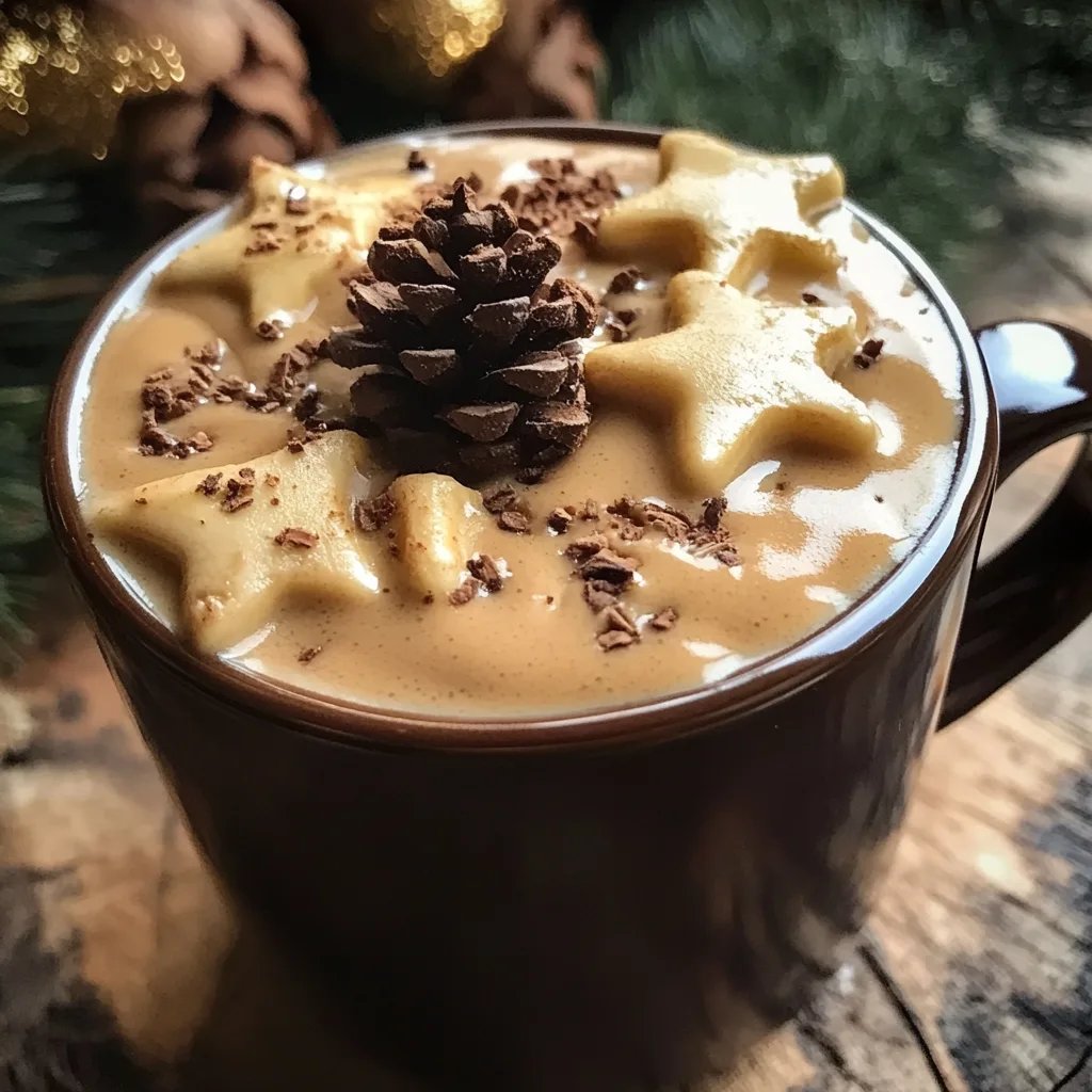 Weihnachtliche Mokkasterne