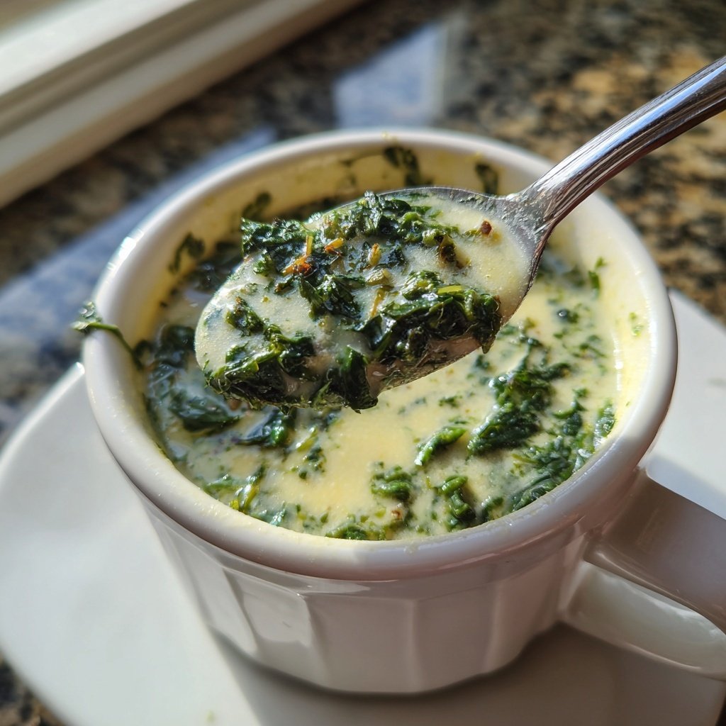 Brennessel Suppe mit Kartoffeln