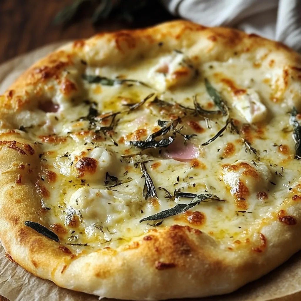 Cremig-knusprige Pizza Bianca: Ein Unglaubliches Ultimatives Rezept für 4 Personen