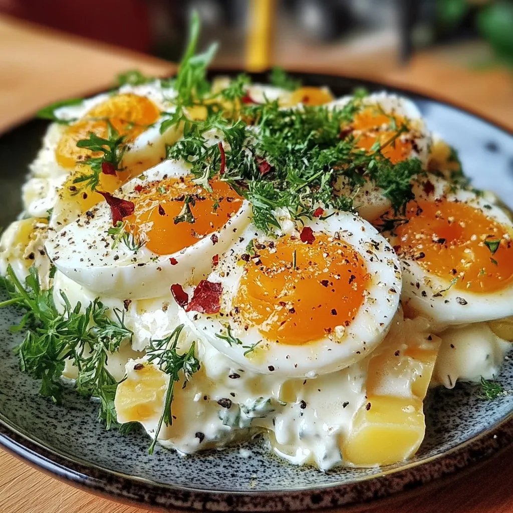 Cremiger Kartoffelsalat mit Ei und Mayo: Ein unglaubliches ultimativen Rezept