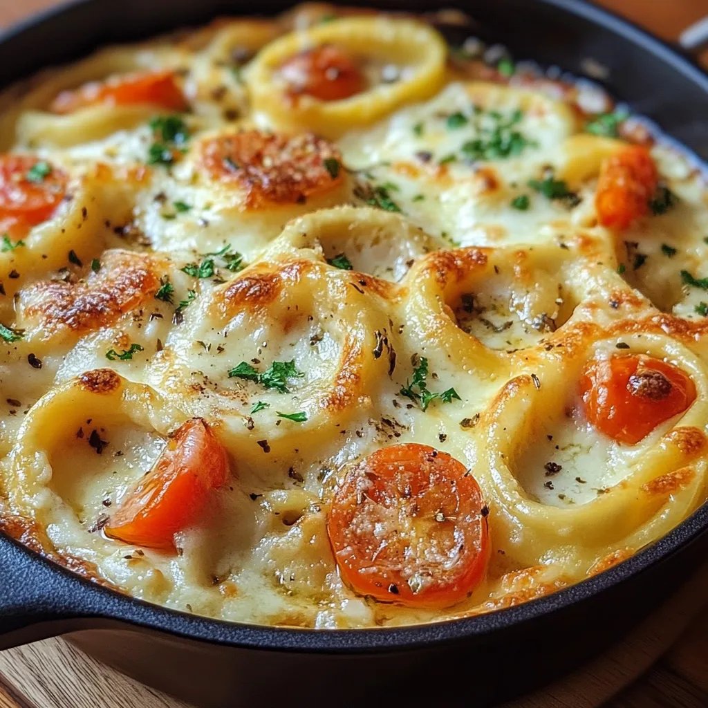 Cremige Tortellini Auflauf