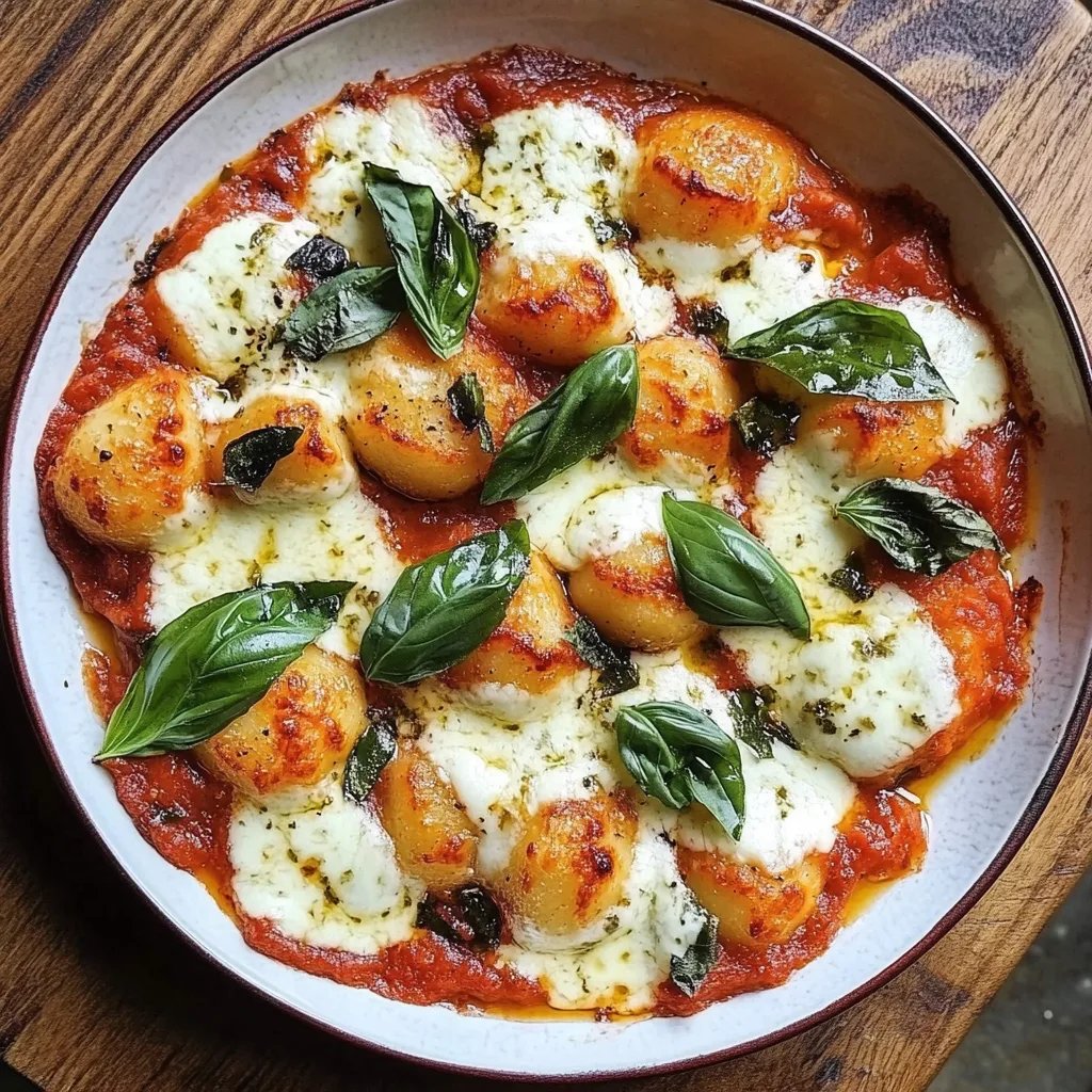 Gnocchi Auflauf Tomate Mozzarella