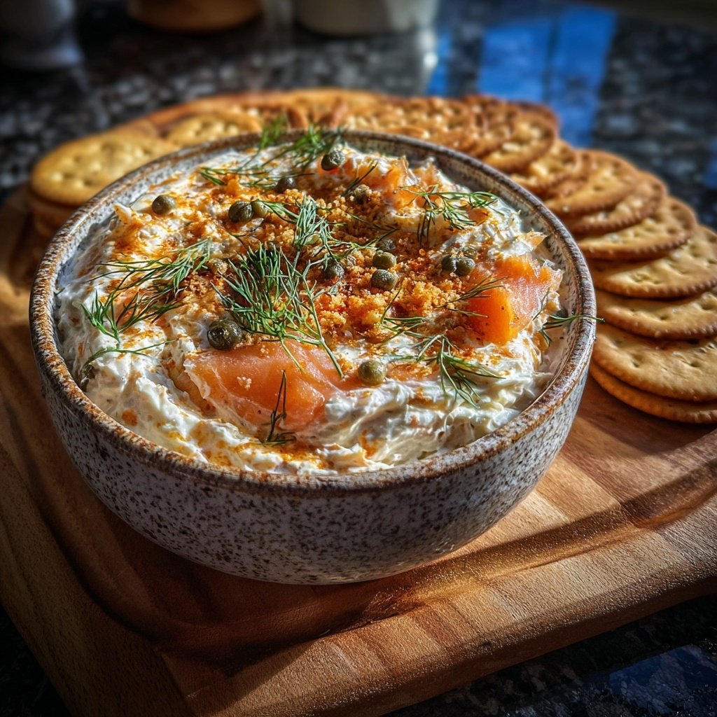 Geräucherter Lachs Dip
