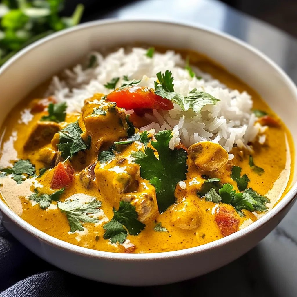 Kürbis-Curry mit Kokosmilch