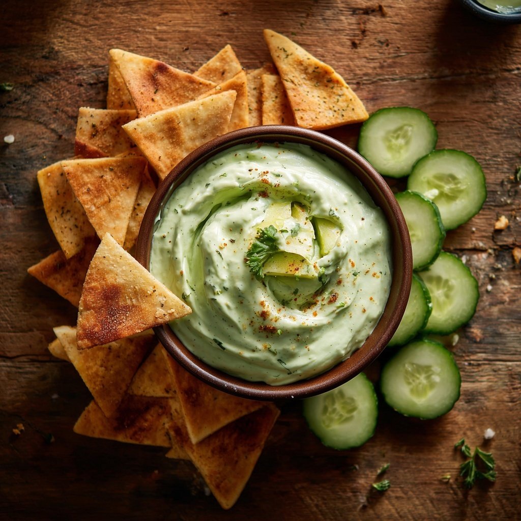 Cremiger Gurken-Avocado-Dip