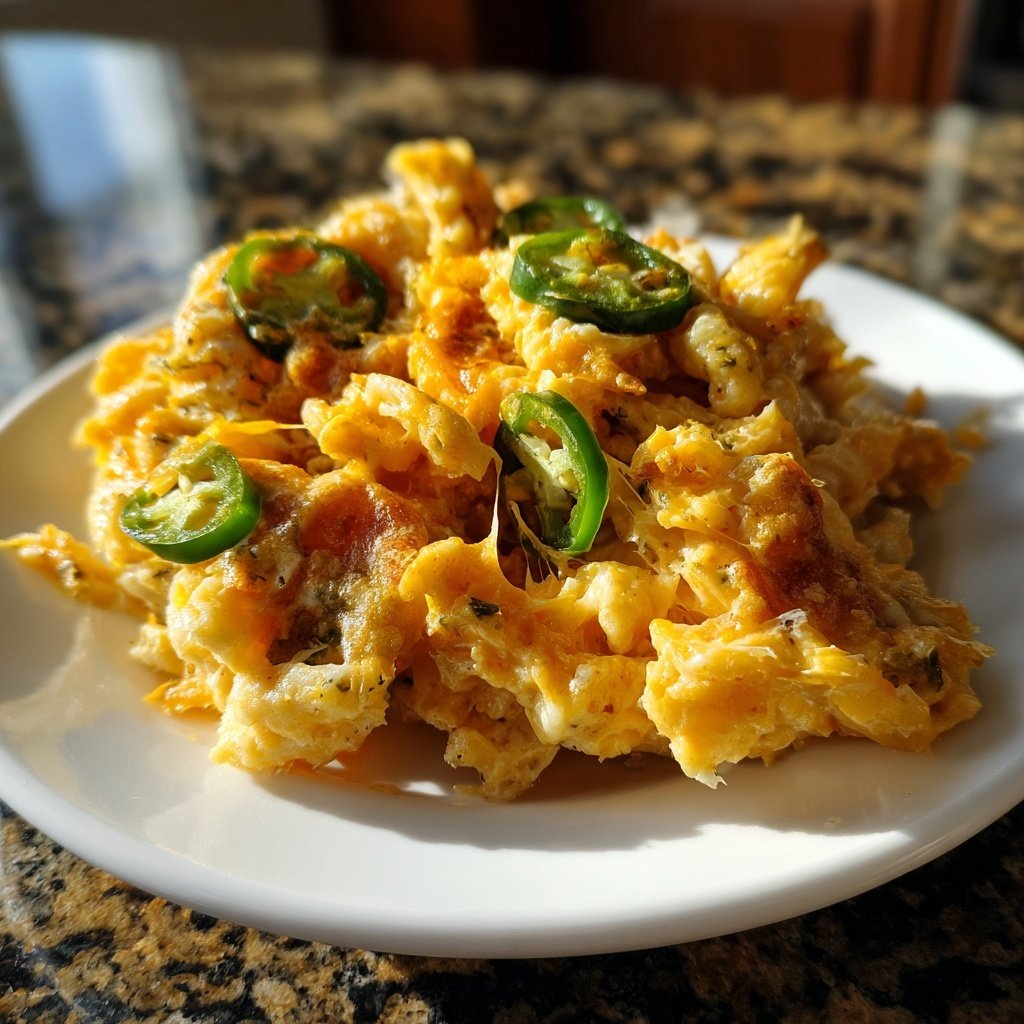 Chili-Käsespätzle mit Jalapeños