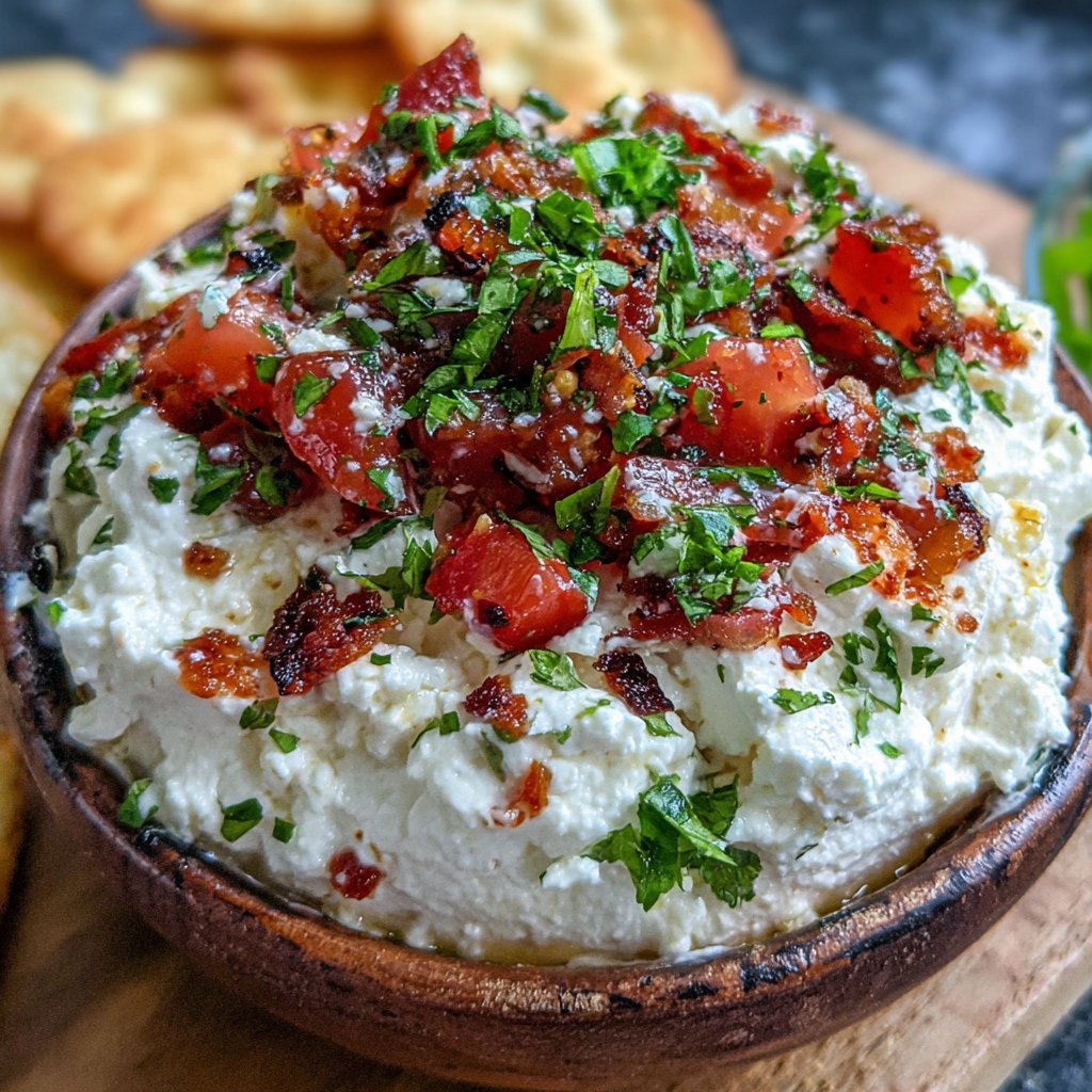 Hüttenkäse Salsa Bowl