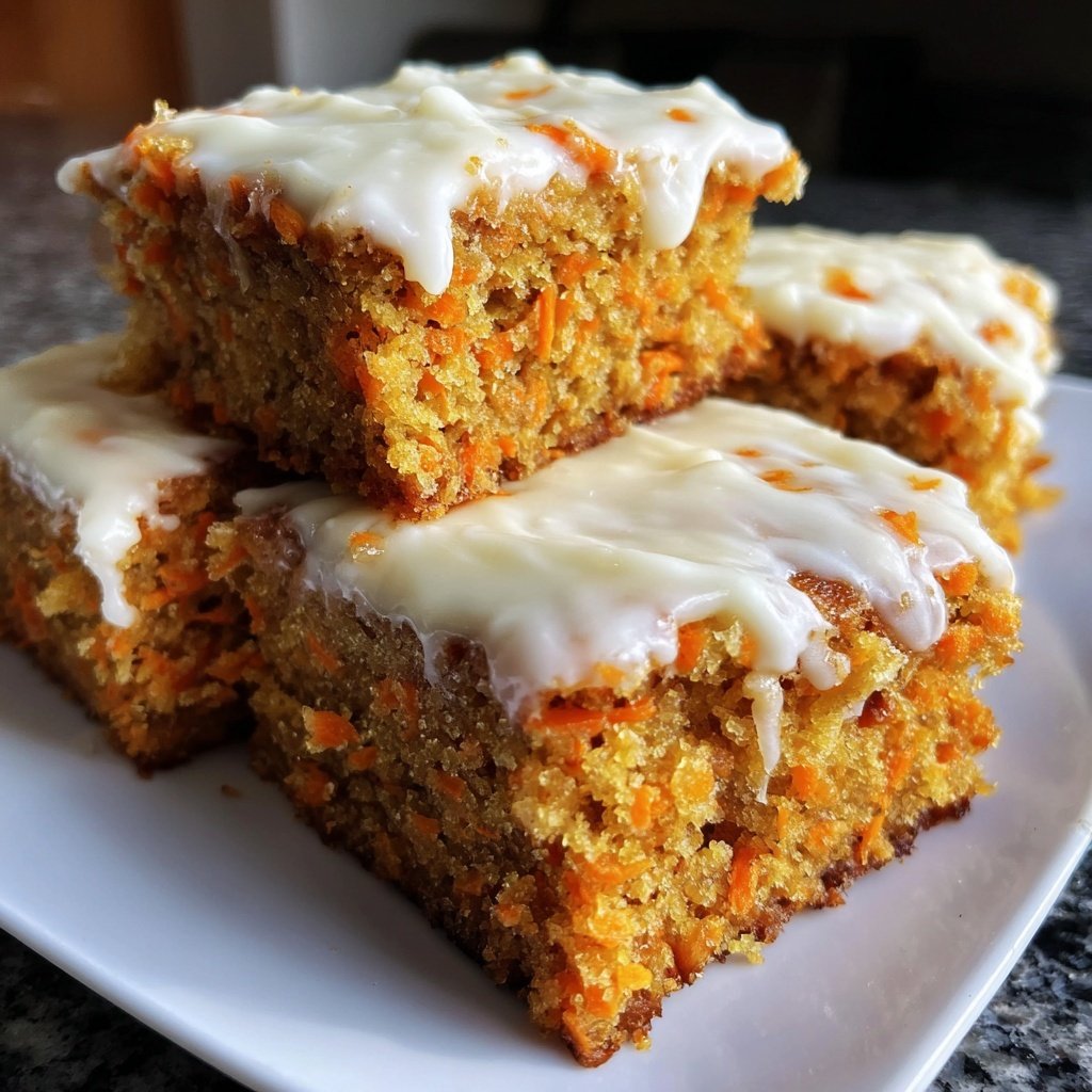 Karottenkuchen Häppchen mit Frischkäse Frosting