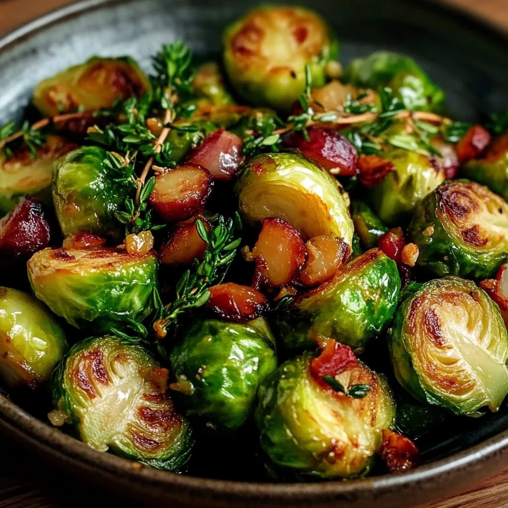 Rosenkohl-Speck Pfanne