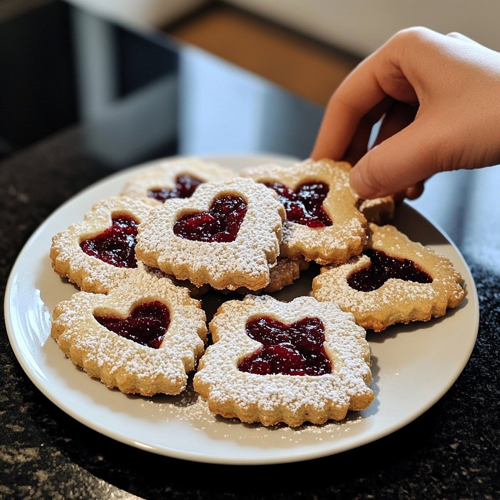 Linzer Plätzchen mit Johannisbeere