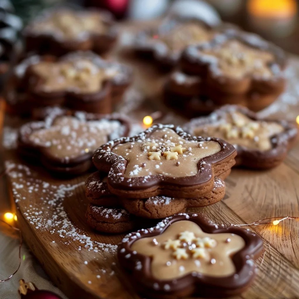 Nutella Plätzchen für Weihnachten