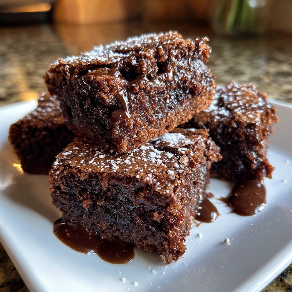 Spritzige Topfen Brownies