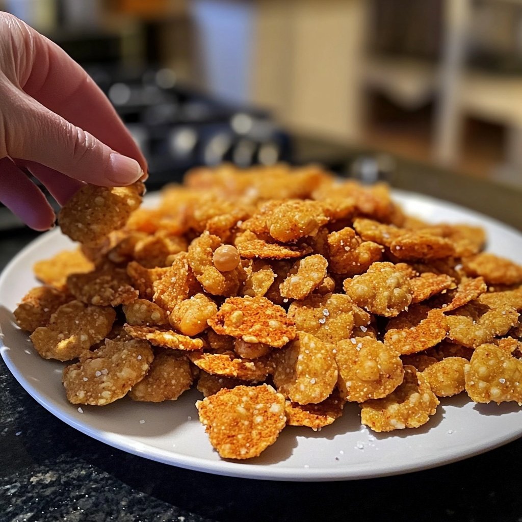 Knusprig geröstete Kichererbsen würzig