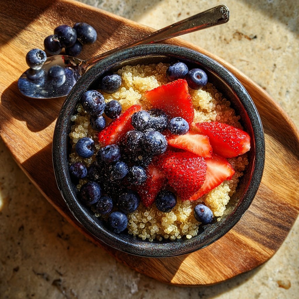 Morning Berry Quinoa Bowl