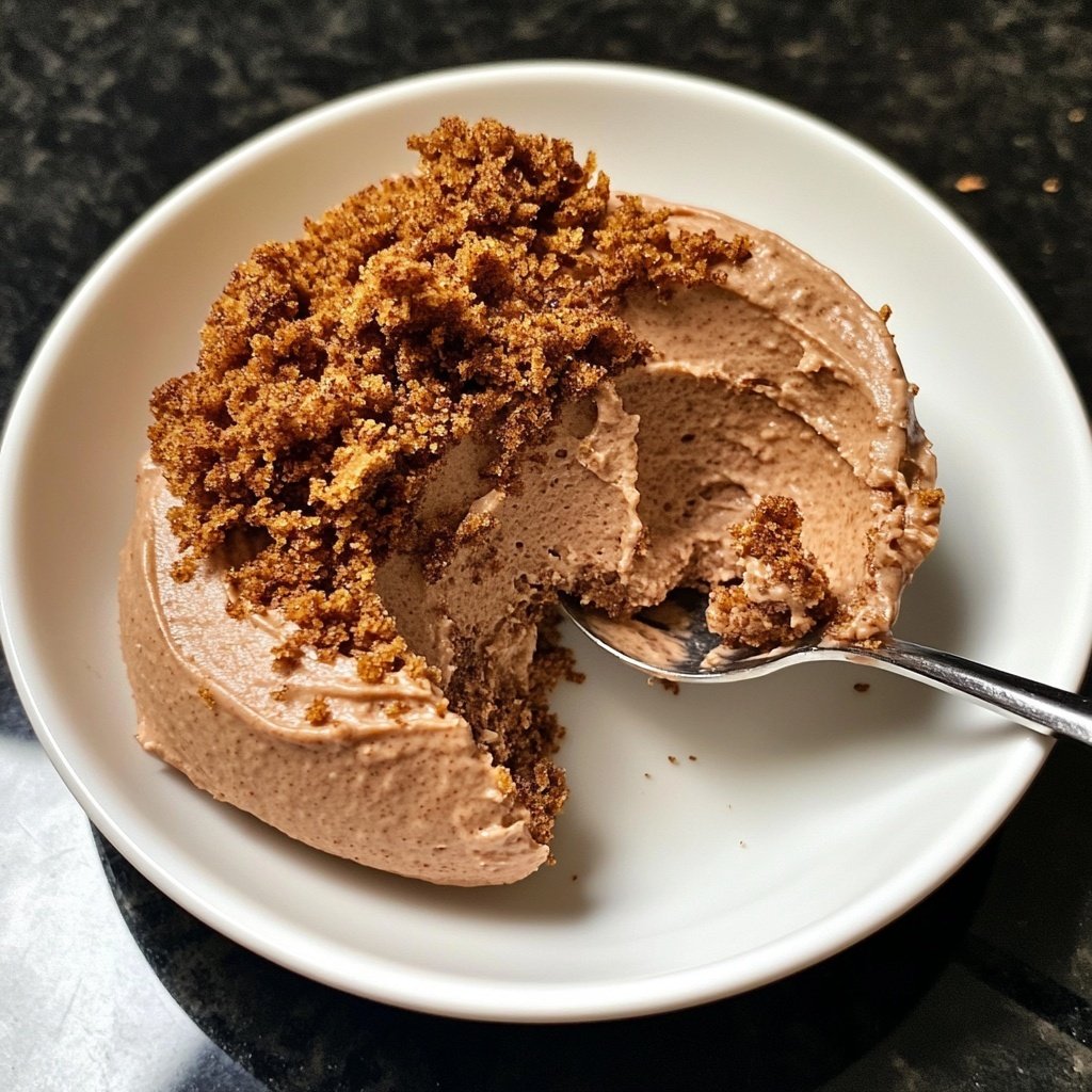 Schoko-Zimt-Mousse mit Lebkuchen-Crunch