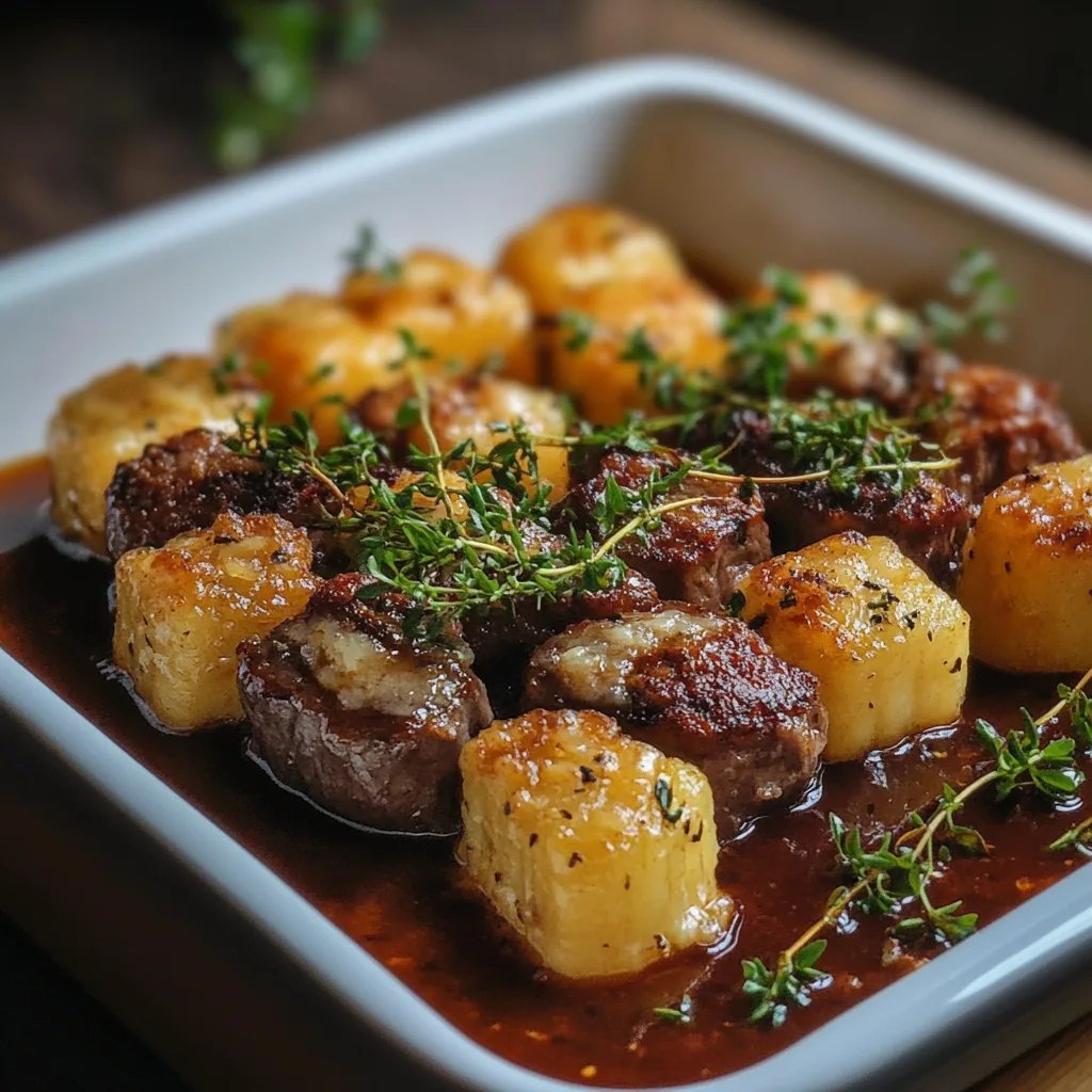 Kroketten Auflauf mit Hackfleisch