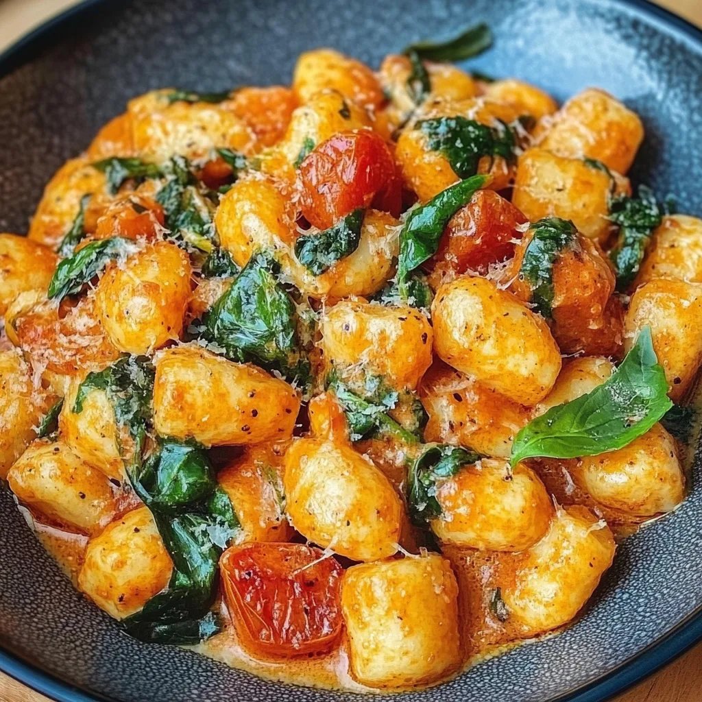 Schnelle Gnocchi-Pfanne mit Tomate & Spinat: Ein Unglaubliches Ultimatives Rezept