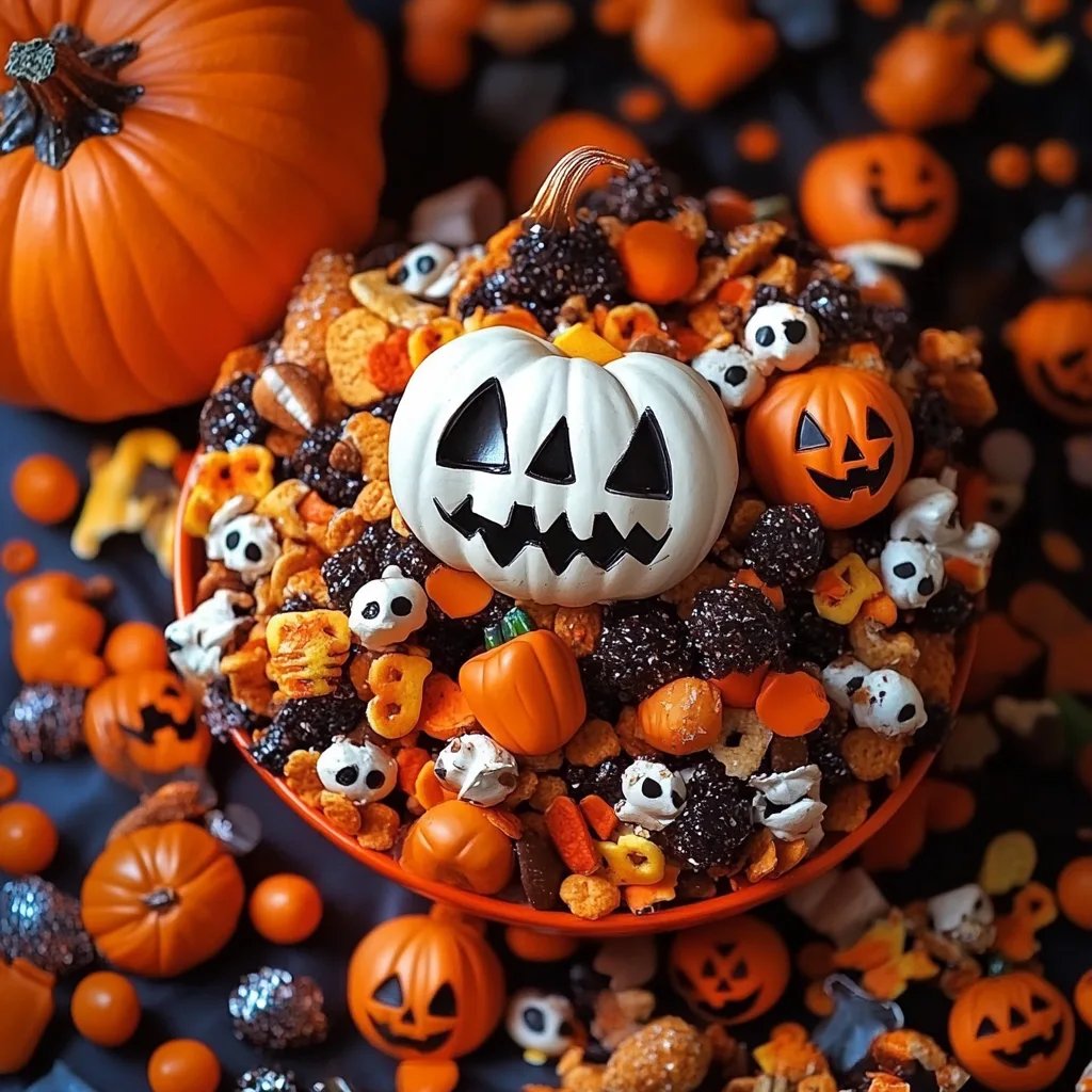 Zauberhafter Halloween-Snack-Mix: Ein Unglaublich Ultimatives Rezept für 7 Portionen